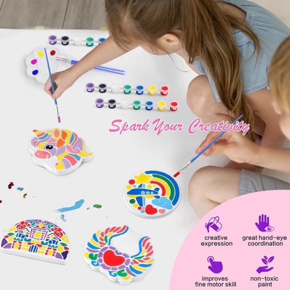 Colorful Unicorn and Spaceship DIY Painting Kit for Kids - Picture 4 of 4